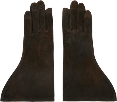 Rick Owens Rick Owens Indigo Concordians Gleam Gloves