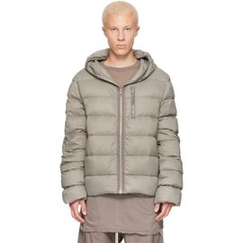 Rick Owens Rick Owens Khaki Tower Light Nylon Duvet Down Jacket