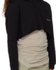 Rick Owens Rick Owens Kids Black Hollywood Cropped Hoodie - 2