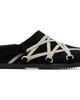 Rick Owens Rick Owens Kids Black Megalace Mule Granola Flats - 1
