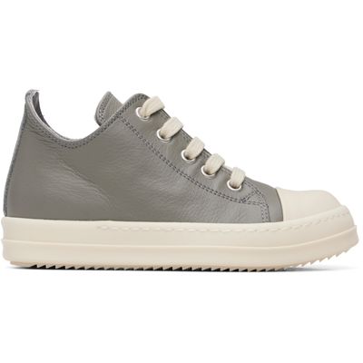 Rick Owens Rick Owens Kids Gray Tower Low Sneaks Sneakers
