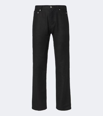 Rick Owens Rick Owens Kurdt ramie and cotton straight pants