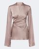 Rick Owens Rick Owens Laura draped satin top - 1