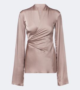Rick Owens Rick Owens Laura draped satin top