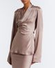 Rick Owens Rick Owens Laura draped satin top - 2