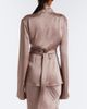 Rick Owens Rick Owens Laura draped satin top - 5
