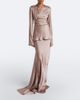Rick Owens Rick Owens Laura draped satin top - 6