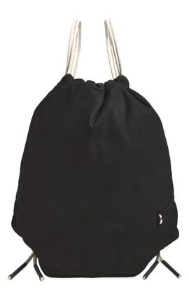 Rick Owens Rick Owens Leather Drawstring Backpack