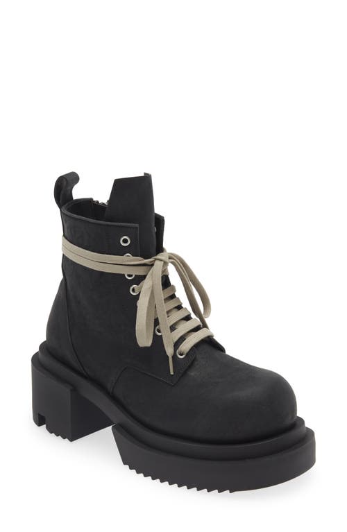 Rick Owens - Black Heeled Sliver Chelsea Boots