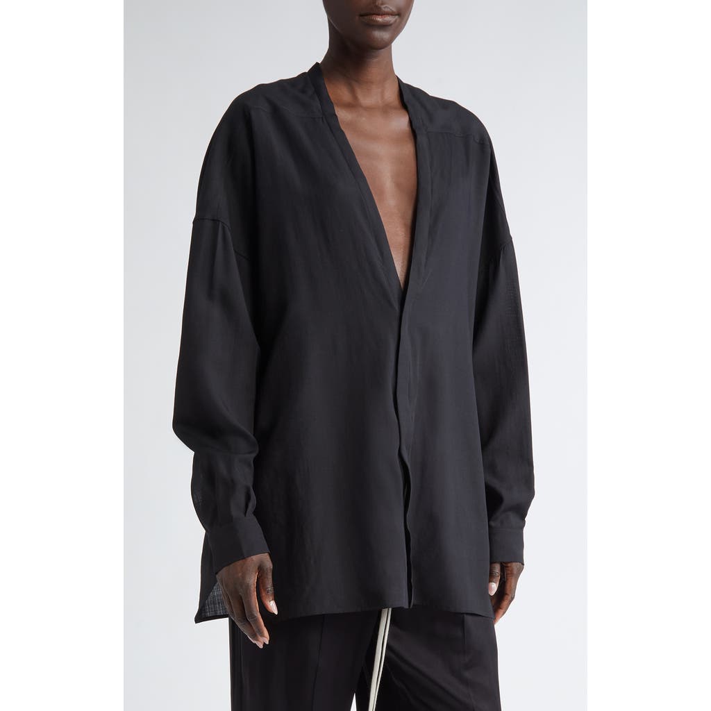 Rick Owens Rick Owens Lido Larry Virgin Wool Shirt