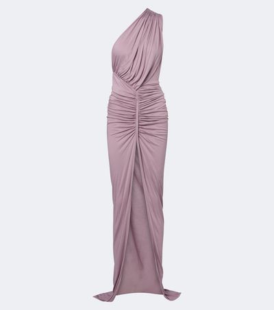 Rick Owens Rick Owens Lilies Avra ruched one-shoulder jersey gown