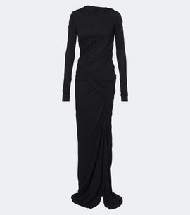 Rick Owens Rick Owens Lilies Shailee draped open-back jersey gown