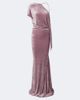 Rick Owens Rick Owens Lilies Tungsten open-back velvet gown - 1
