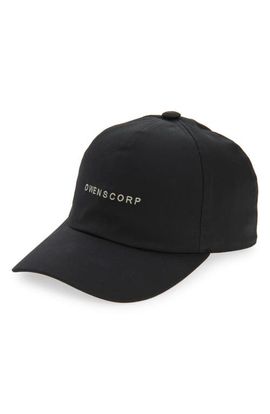 Rick Owens Rick Owens Logo Embroidered Snapback Baseball Cap