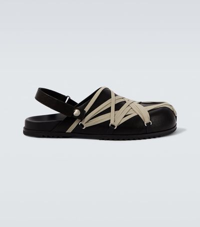 Rick Owens Rick Owens Megalace leather mules