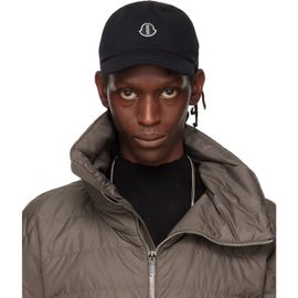 Rick Owens Rick Owens Moncler + Rick Owens Black Baseball Hat
