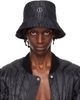 Rick Owens Rick Owens Moncler + Rick Owens Black Bucket Hat - 1