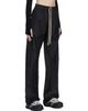 Rick Owens Rick Owens Moncler + Rick Owens Black Drawstring Sweatpants - 2