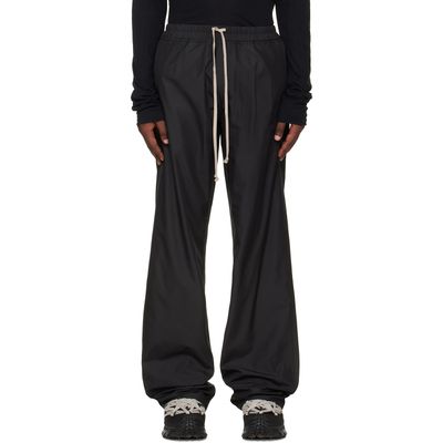 Rick Owens Rick Owens Moncler + Rick Owens Black Drawstring Trousers