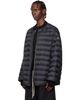 Rick Owens Rick Owens Moncler + Rick Owens Black Flight Parka Jacket - 4