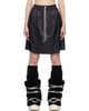 Rick Owens Rick Owens Moncler + Rick Owens Black Kilt Shorts - 1