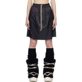 Rick Owens Rick Owens Moncler + Rick Owens Black Kilt Shorts