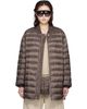 Rick Owens Rick Owens Moncler + Rick Owens Brown Flight Down Jacket - 1