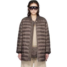 Rick Owens Rick Owens Moncler + Rick Owens Brown Flight Down Jacket