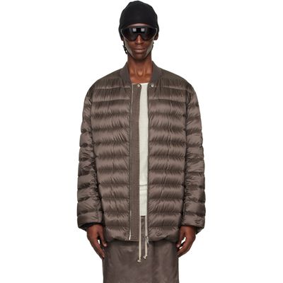 Rick Owens Rick Owens Moncler + Rick Owens Brown Flight Parka Jacket