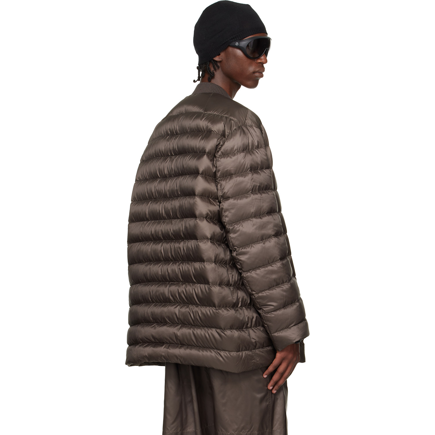Rick Owens - Moncler + Brown Flight Parka Jacket