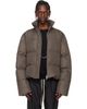 Rick Owens Rick Owens Moncler + Rick Owens Gray Cyclopic Down Jacket - 1