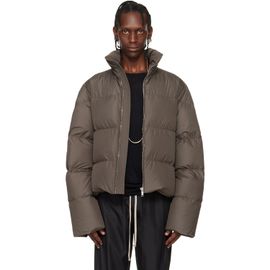 Rick Owens Rick Owens Moncler + Rick Owens Gray Cyclopic Down Jacket