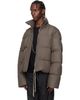 Rick Owens Rick Owens Moncler + Rick Owens Gray Cyclopic Down Jacket - 4