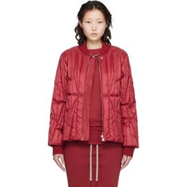 Rick Owens Rick Owens Moncler + Rick Owens Red Geocamo Flight Down Jacket