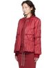 Rick Owens Rick Owens Moncler + Rick Owens Red Geocamo Flight Down Jacket - 4