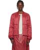 Rick Owens Rick Owens Moncler + Rick Owens Red Geocamo Flight Jacket - 1