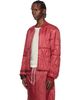 Rick Owens Rick Owens Moncler + Rick Owens Red Geocamo Flight Jacket - 4