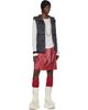 Rick Owens Rick Owens Moncler + Rick Owens Red Kilt Shorts - 5