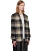 Rick Owens Rick Owens Off-White & Black Tower Larry Fogpocket Shirt - 2