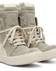 Rick Owens Rick Owens Off-White & Taupe Tower Geobasket Sneakers - 4
