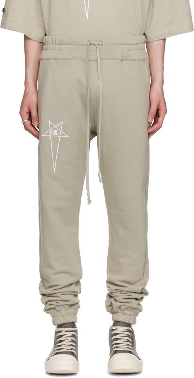 Rick Owens Rick Owens Off-White Champion Edition Joggers Sweatpants