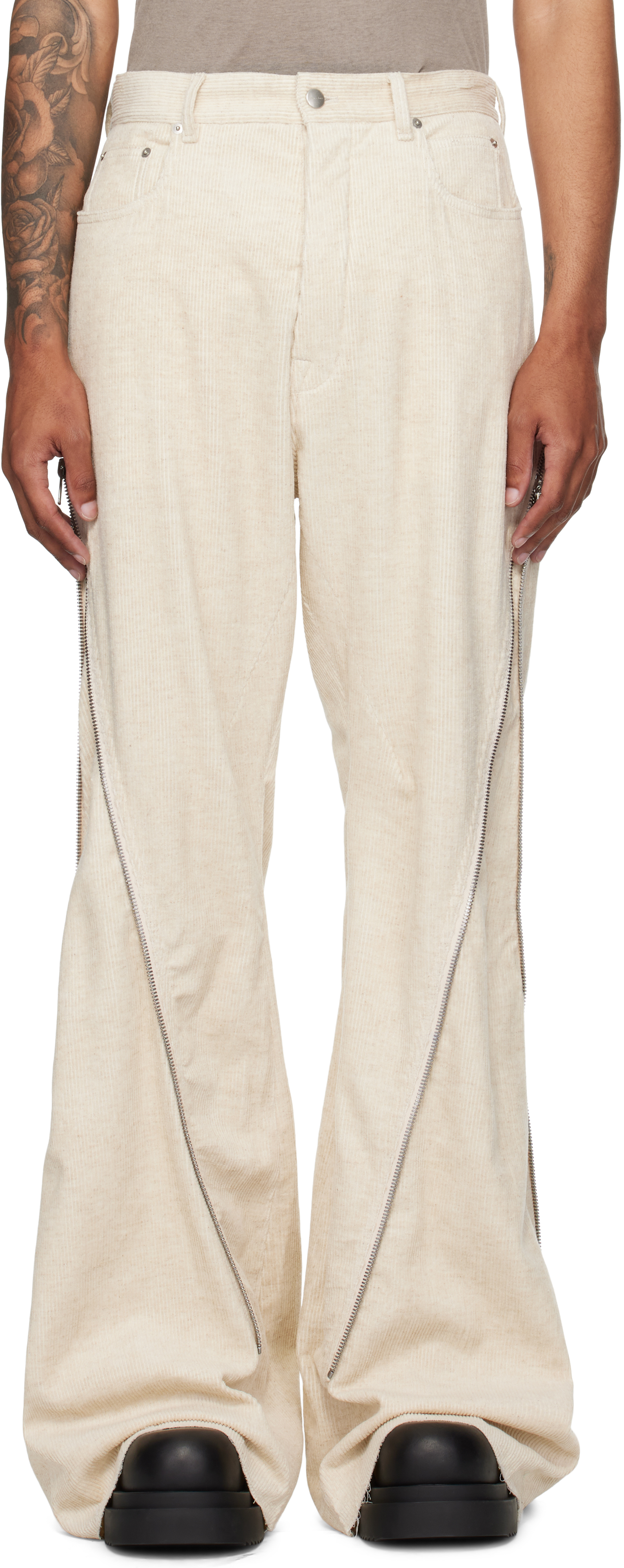 Rick Owens - Off-White Concordians Bolan Banana Trousers