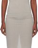 Rick Owens Rick Owens Off-White Temple Tank Midi Dress - 1