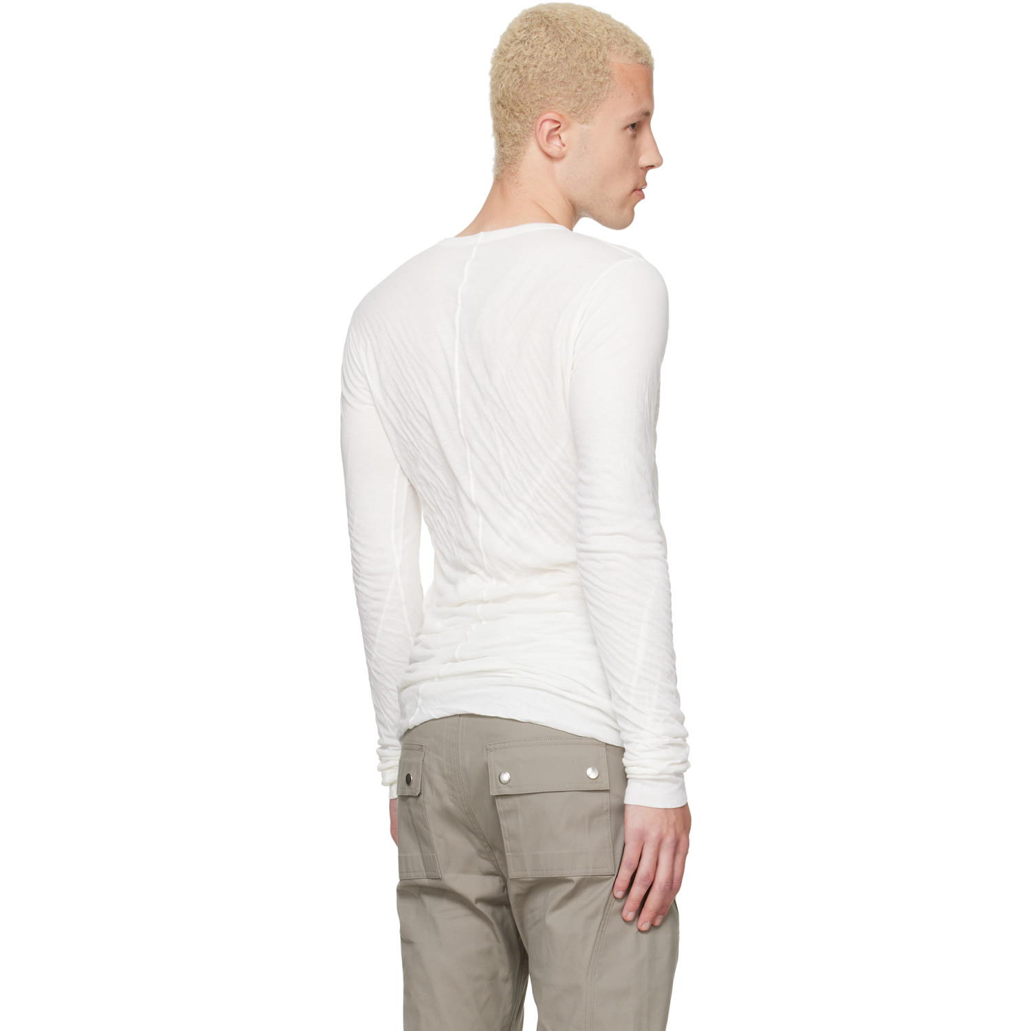 Rick Owens - Off-White Tower Double LS T-shirt