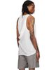 Rick Owens Rick Owens Off-White Tower Draped Pony Tank Top - 3
