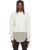Rick Owens Rick Owens Off-White Tower Round Neck Sweater - 1