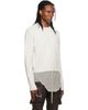 Rick Owens Rick Owens Off-White Tower Round Neck Sweater - 2
