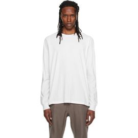 Rick Owens Rick Owens Off-White Tower Short Crewneck LS T-shirt