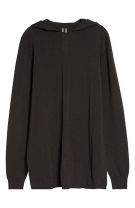 Rick Owens Rick Owens Oversize Hooded Wool Sweater
