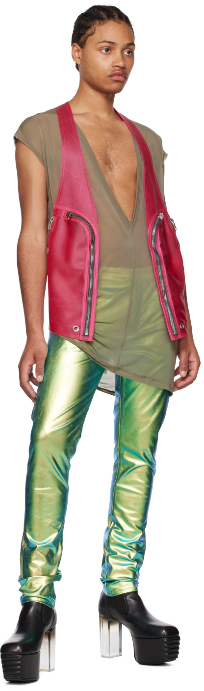 Rick Owens - Pink Bauhaus Vest